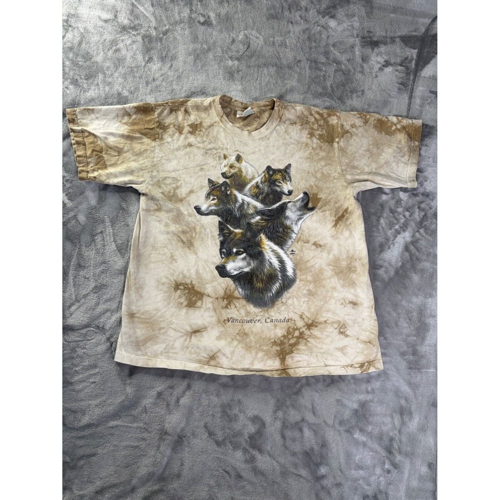 Quality Vancouver, Canada T-Shirt Mens XL Brown Crew Neck Short Sleeve